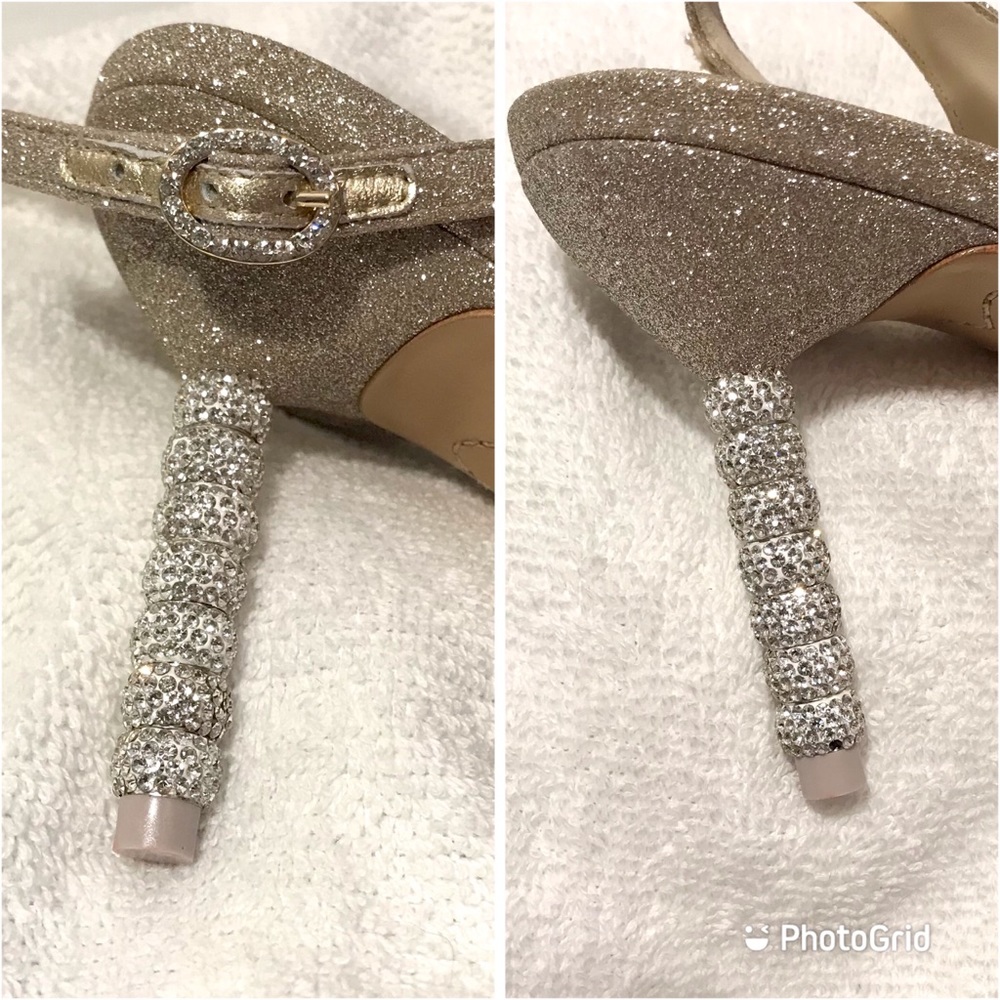SOPHIA WEBSTER Jasmine Crystal Mid-Heel Shoes US 9 / EU 40 New in Box - Picture 10 of 14